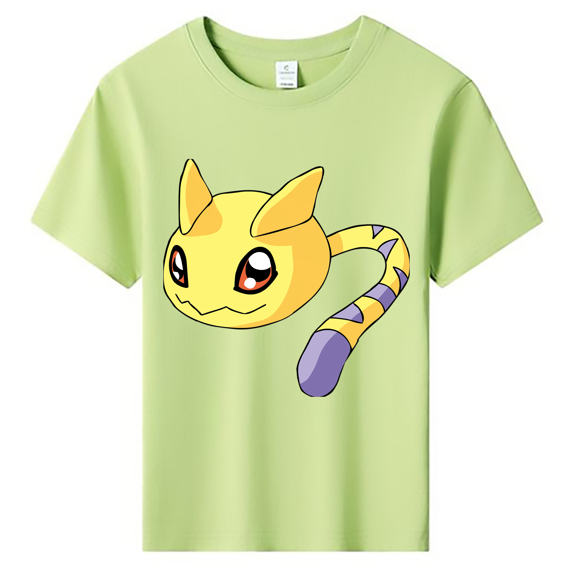 （画像用） Digimon デジタルモンスター/デジモン 綿100％キッズTシャツ（フロントプリント）
